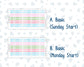 Kit 0262 - Laurel Denise The Scout Planner Small - Weekly Kit - April - Spring Puffs