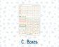 Kit 0295 - Laurel Denise The Scout Planner Small - Weekly Kit - September - Apple Harvest