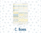 Kit 0274 - Laurel Denise The Scout Planner Small - Weekly Kit - July - Sunny Lemon Shore