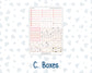 Kit 0297 - Laurel Denise The Scout Planner Small - Weekly Kit - October - Pink Spell