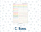 Kit 0260 - Laurel Denise The Scout Planner Small - Weekly Kit - April - Pastel Egg Hunt