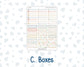 Kit 0261 - Laurel Denise The Scout Planner Small - Weekly Kit - April - Llama Spring