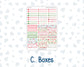 Kit 0276 - Laurel Denise The Scout Planner Small - Weekly Kit - July - Melon Crush