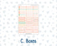 Kit 0278 - Laurel Denise The Scout Planner Small - Weekly Kit - August - Oops, All Peaches