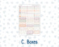 Kit 0293 - Laurel Denise The Scout Planner Small - Weekly Kit - September - Fleur de Provence