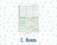 Kit 0264 - Laurel Denise The Scout Planner Small - Weekly Kit - May - Spring Walk