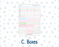 Kit 0262 - Laurel Denise The Scout Planner Small - Weekly Kit - April - Spring Puffs