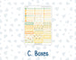 Kit 0277 - Laurel Denise The Scout Planner Small - Weekly Kit - August - Sunflower Drama Club