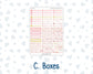 Kit 0294 - Laurel Denise The Scout Planner Small - Weekly Kit - September - Rosy Reveria