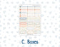 Kit 0300 - Laurel Denise The Scout Planner Small - Weekly Kit - October - Autumn Stroll