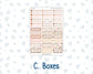 Kit 0296 - Laurel Denise The Scout Planner Small - Weekly Kit - September - Coffee Break