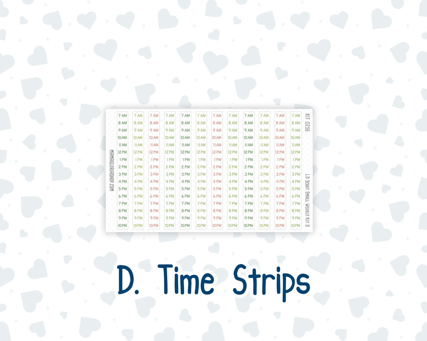 Kit 0256 - Laurel Denise The Scout Planner Small - Weekly Kit - March - Froggy Luck