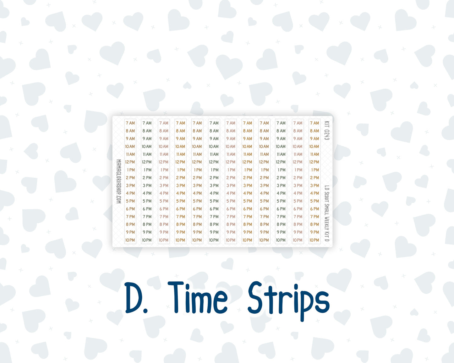 Kit 0243 - Laurel Denise The Scout Planner Small - Weekly Kit - November - Boho Autumn