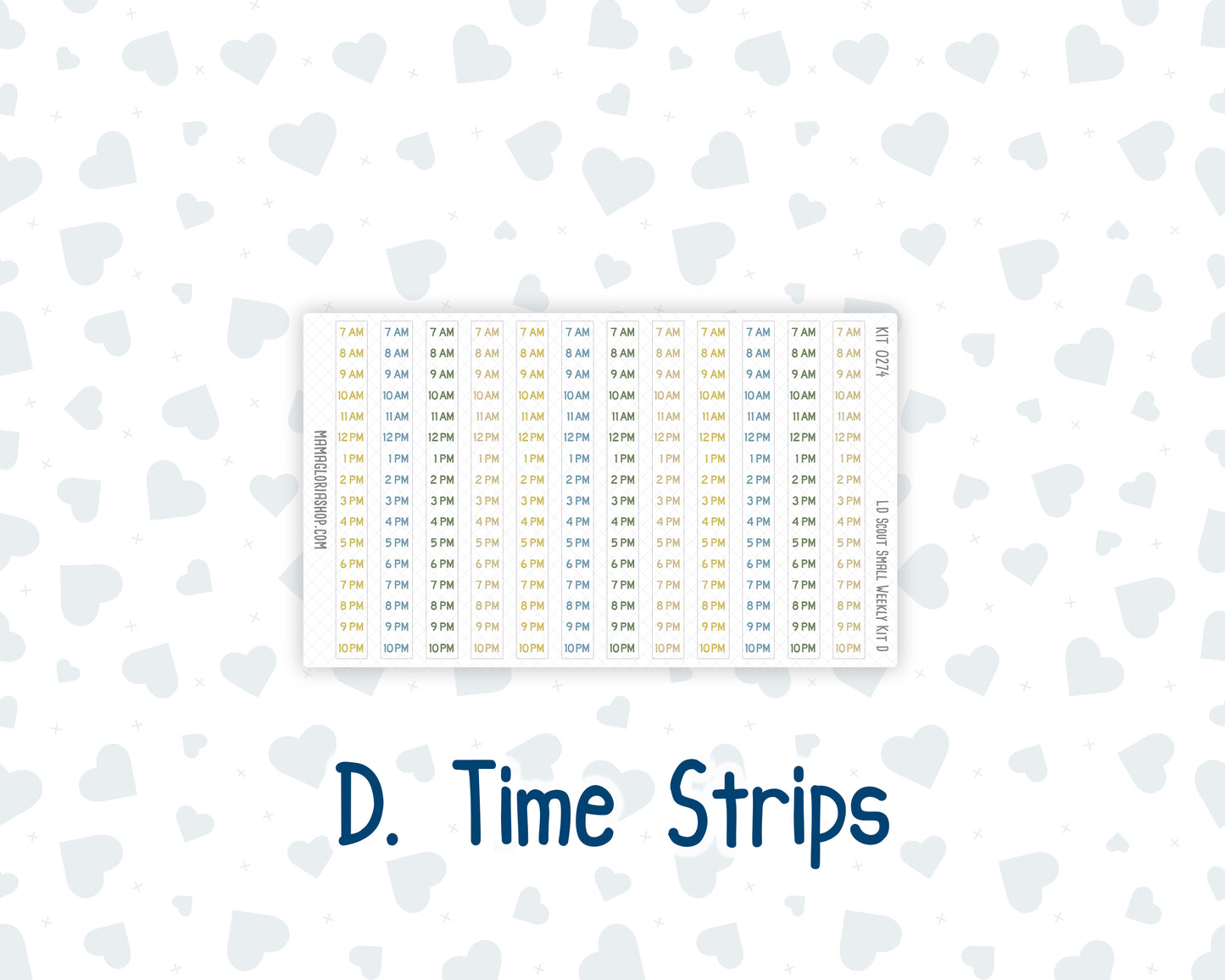Kit 0274 - Laurel Denise The Scout Planner Small - Weekly Kit - July - Sunny Lemon Shore