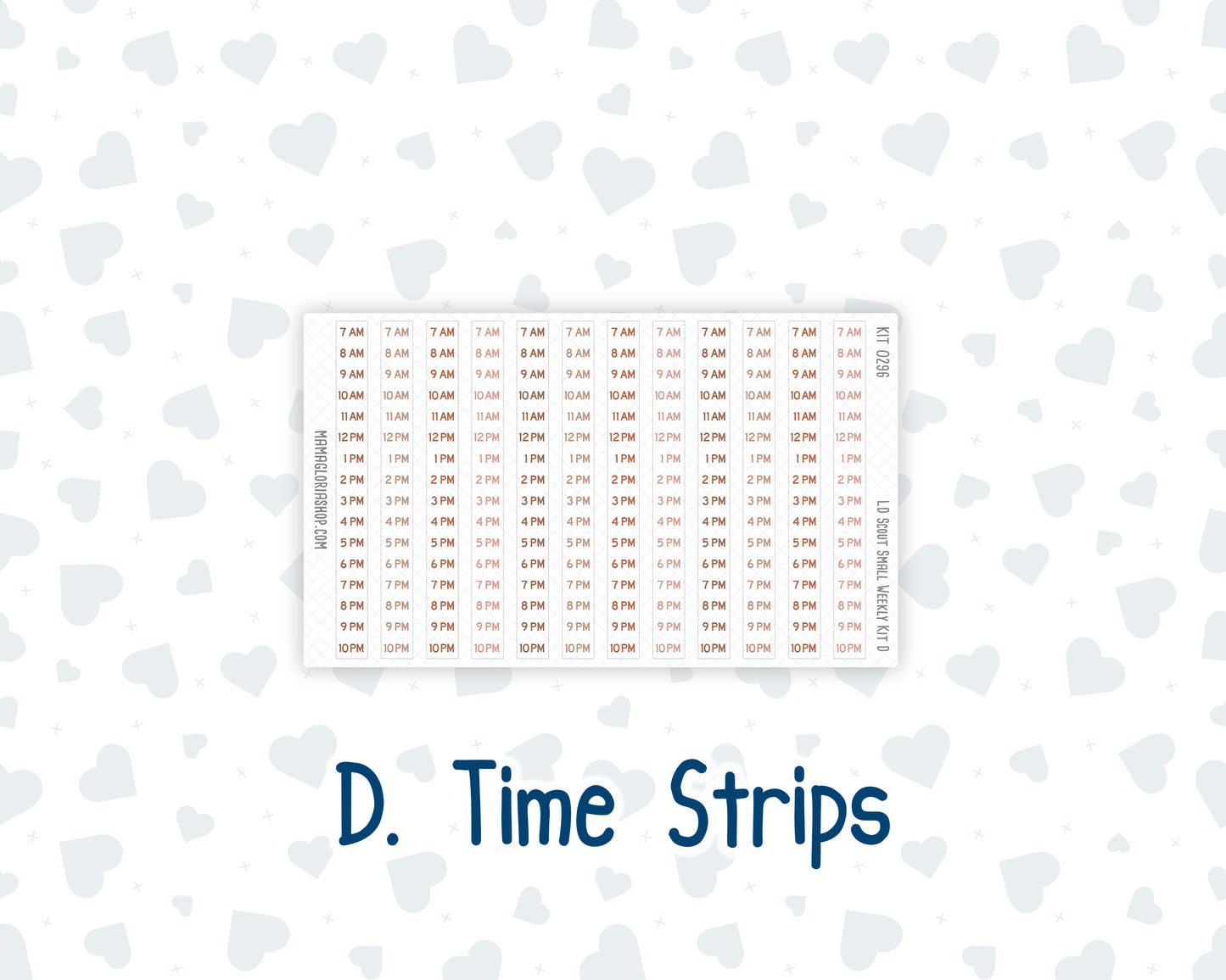Kit 0296 - Laurel Denise The Scout Planner Small - Weekly Kit - September - Coffee Break