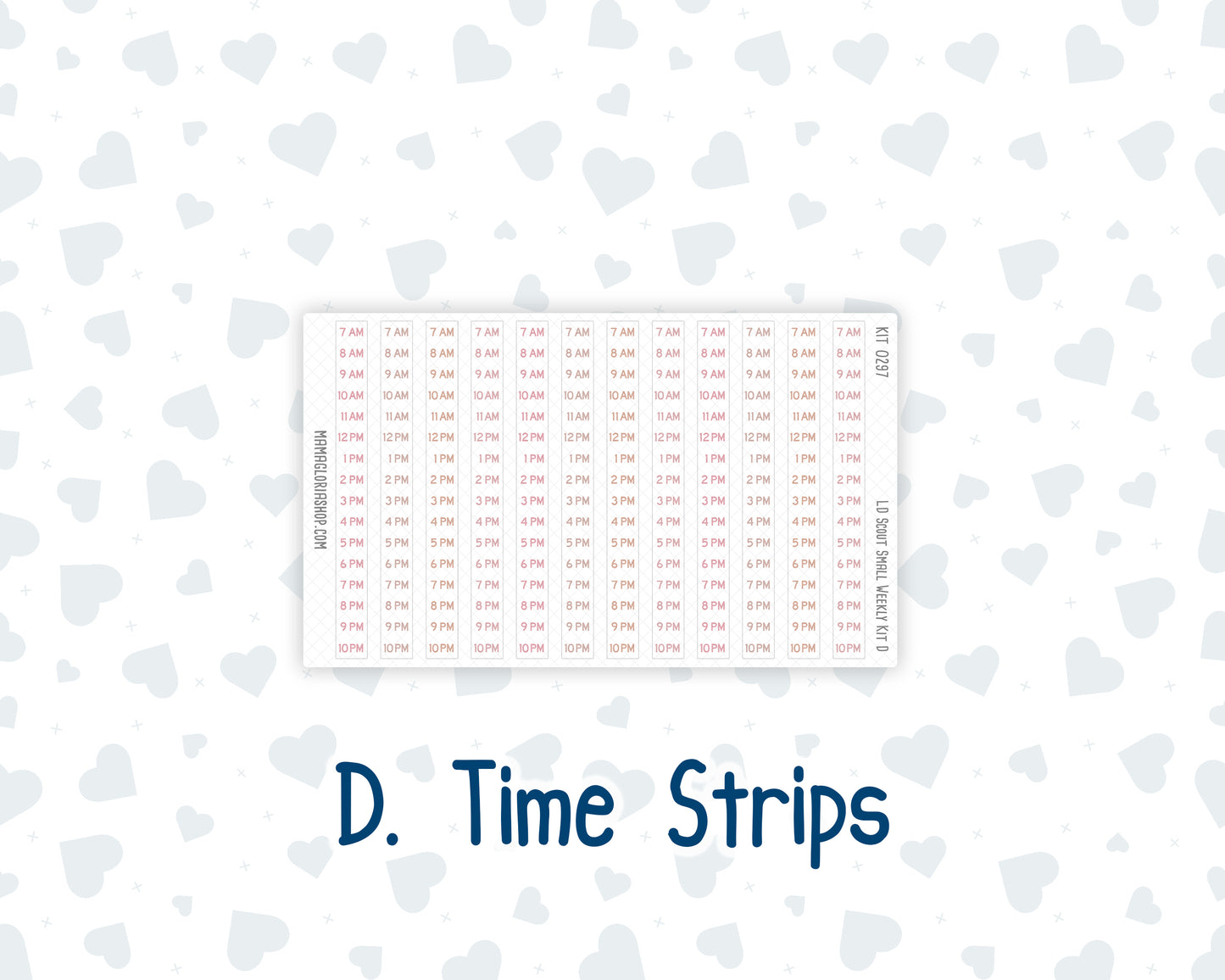 Kit 0297 - Laurel Denise The Scout Planner Small - Weekly Kit - October - Pink Spell