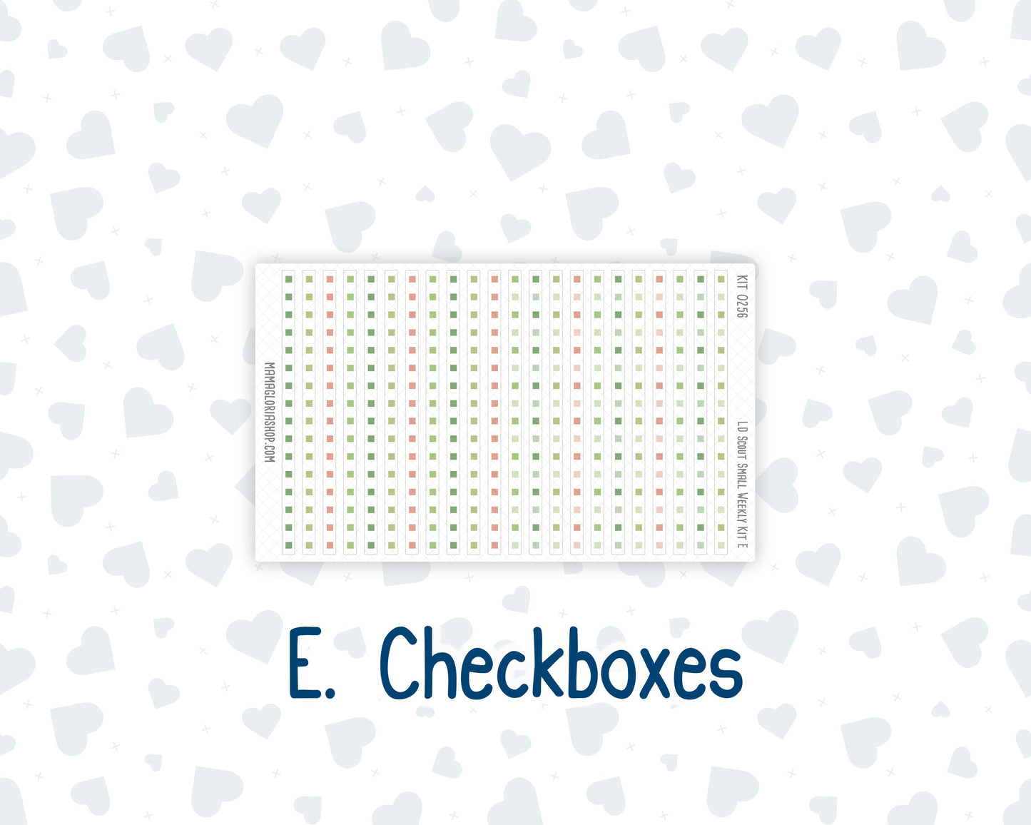 Kit 0256 - Laurel Denise The Scout Planner Small - Weekly Kit - March - Froggy Luck