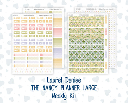 Kit 0280 - Laurel Denise The Nancy Planner Large - Weekly Kit - Half Past Six In August