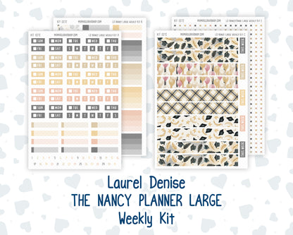 Kit 0272 - Laurel Denise The Nancy Planner Large - Weekly Kit - May - Graduation