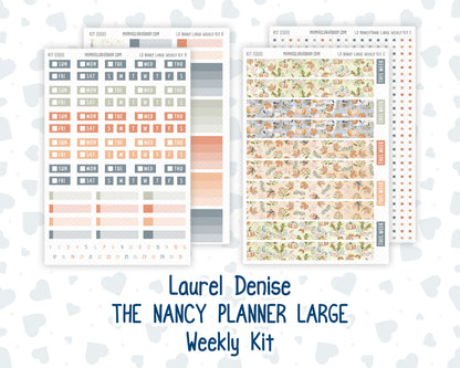 Kit 0300 - Laurel Denise The Nancy Planner Large - Weekly Kit - October - Autumn Stroll