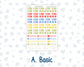 Kit 0269 - Laurel Denise The Nancy Planner Large - Weekly Kit - June - Dolce Mare