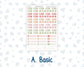 Kit 0308 - Laurel Denise The Nancy Planner Large - Weekly Kit - December - Knit & Holly