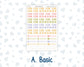 Kit 0280 - Laurel Denise The Nancy Planner Large - Weekly Kit - Half Past Six In August