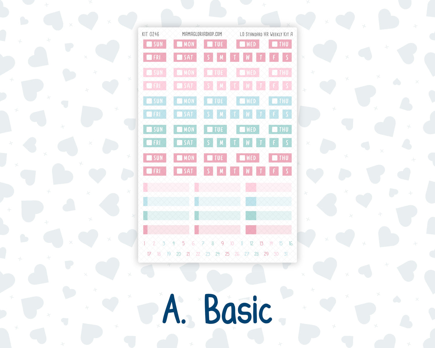 Kit 0246 - Laurel Denise Standard - Horizontal - Weekly Kit - December - Gingerbread Sweets