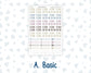Kit 0250 - Laurel Denise The Nancy Planner Large - Weekly Kit - Quiet January