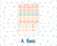Kit 0278 - Laurel Denise The Nancy Planner Large - Weekly Kit - August - Oops, All Peaches