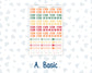 Kit 0271 - Laurel Denise The Nancy Planner Large - Weekly Kit - June - Strawberry Shore