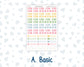 Kit 0260 - Laurel Denise The Nancy Planner Large - Weekly Kit - April - Pastel Egg Hunt