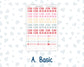 Kit 0254 - Laurel Denise The Nancy Planner Large - Weekly Kit - February - Valentine Village