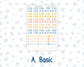 Kit 0265 - Laurel Denise The Nancy Planner Large - Weekly Kit - May - Honeybee Sky