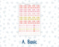 Kit 0294 - Laurel Denise The Nancy Planner Large - Weekly Kit - September - Rosy Reveria