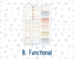 Kit 0261 - Laurel Denise The Nancy Planner Large - Weekly Kit - April - Llama Spring