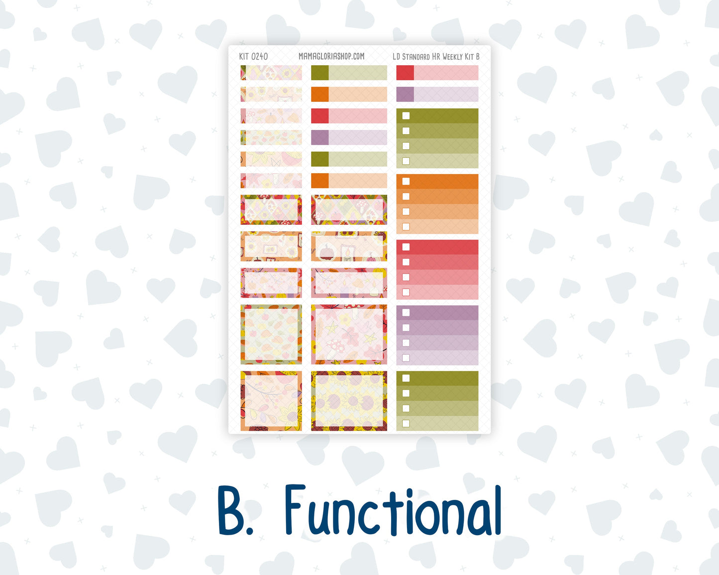 Kit 0240 - Laurel Denise Standard - Horizontal - Weekly Kit - November - Cozy Thanksgiving