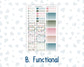 Kit 0275 - Laurel Denise The Nancy Planner Large - Weekly Kit - July - Tropical Safari Blush