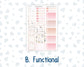 Kit 0297 - Laurel Denise The Nancy Planner Large - Weekly Kit - October - Pink Spell