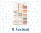 Kit 0298 - Laurel Denise The Nancy Planner Large - Weekly Kit - October - Velvet Bloom