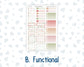 Kit 0308 - Laurel Denise The Nancy Planner Large - Weekly Kit - December - Knit & Holly