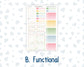 Kit 0260 - Laurel Denise The Nancy Planner Large - Weekly Kit - April - Pastel Egg Hunt