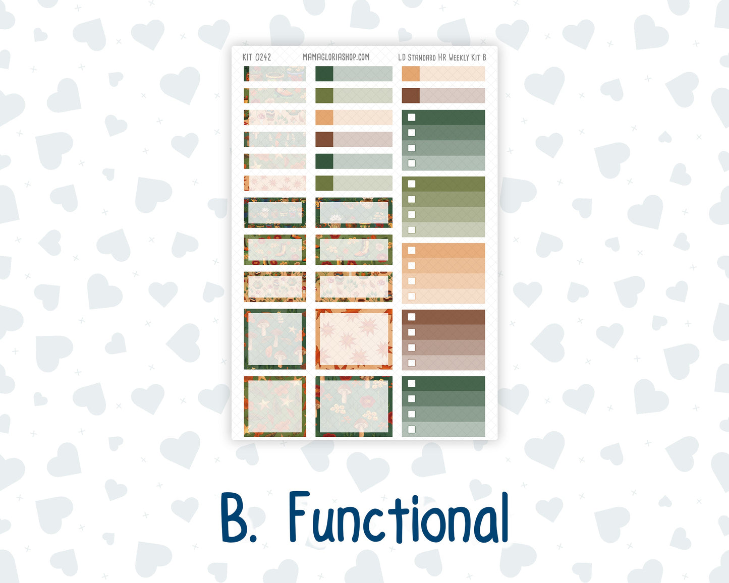 Kit 0242 - Laurel Denise Standard - Horizontal - Weekly Kit - November - Cottage Autumn