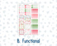 Kit 0276 - Laurel Denise The Nancy Planner Large - Weekly Kit - July - Melon Crush
