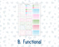 Kit 0262 - Laurel Denise The Nancy Planner Large - Weekly Kit - April - Spring Puffs