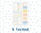 Kit 0265 - Laurel Denise The Nancy Planner Large - Weekly Kit - May - Honeybee Sky