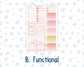 Kit 0294 - Laurel Denise The Nancy Planner Large - Weekly Kit - September - Rosy Reveria