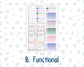 Kit 0258 - Laurel Denise The Nancy Planner Large - Weekly Kit - March - Plant Therapy