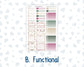 Kit 0307 - Laurel Denise The Nancy Planner Large - Weekly Kit - December - Velvet Hearth