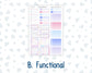 Kit 0252 - Laurel Denise The Nancy Planner Large - Weekly Kit - February - Tokyo Candy Cloud